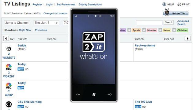 Zap2it Logo - Zap2it TV Listings Finds Shows For You - Digital Landing