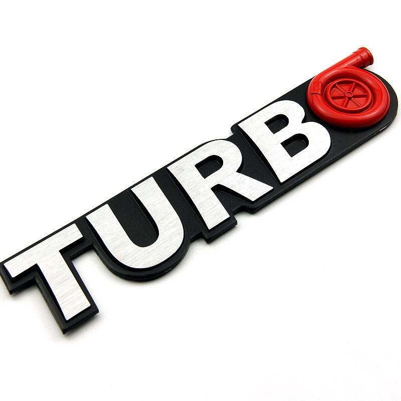 Cool GMC Logo - PCS Cool 3D aluminum TURBO SIR SPORTS Car emblem Badge car sticker