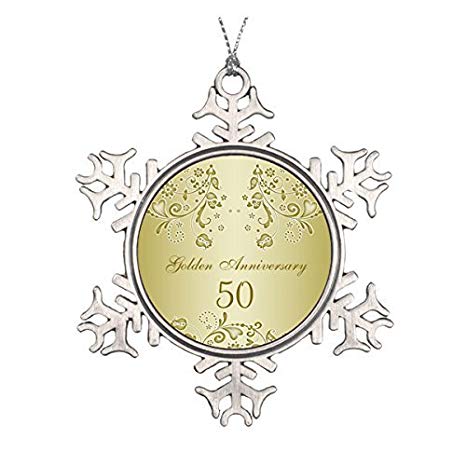 Golden Swirls Logo - Amazon.com: Golden swirls 50th Wedding Anniversary Ornament: Sports ...