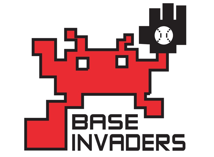 Softball Base Logo - Base Invaders Softball League Logo » Megan Hug - Visual / UI / UX ...