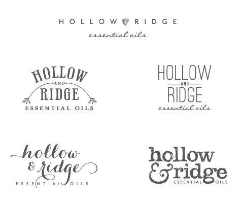 Creative Initials Logo - Hollow & Ridge initial logo concepts by Curious & Co. Creative ...