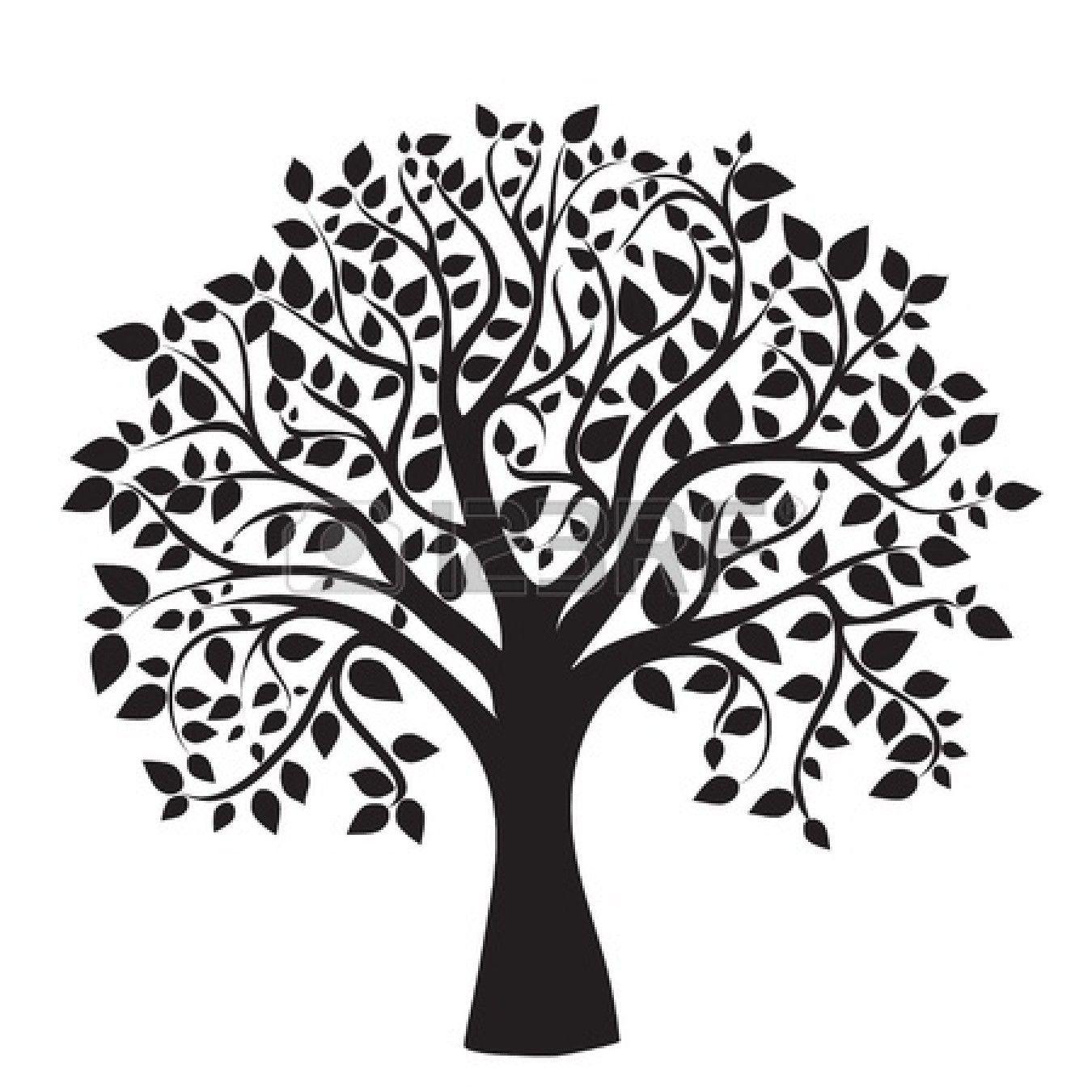 Black Family Tree Logo - Clipart trees black and white free | ClipartDeck - Clip Arts For ...