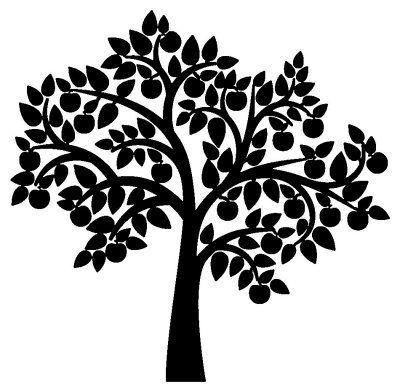 Black Family Tree Logo - white family tree - Kleo.wagenaardentistry.com