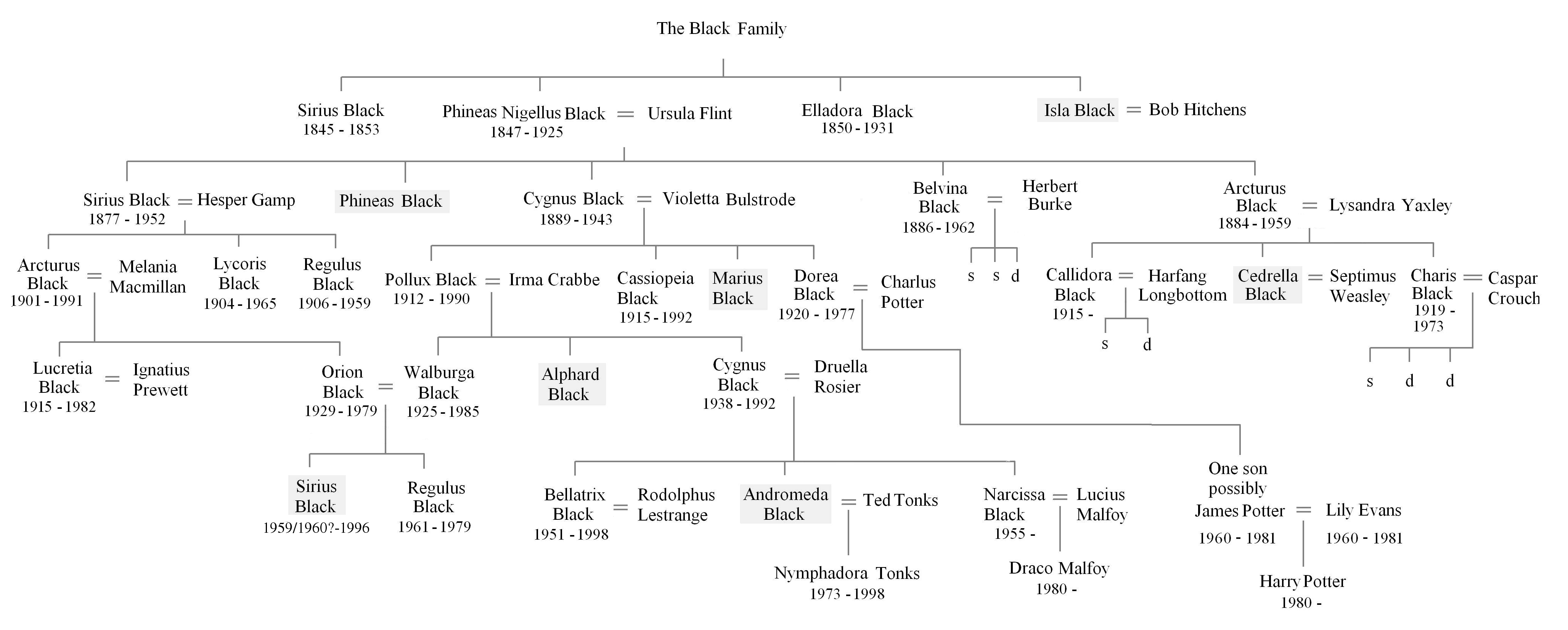 Black Family Tree Logo - Forum:Black family | Harry Potter Wiki | FANDOM powered by Wikia