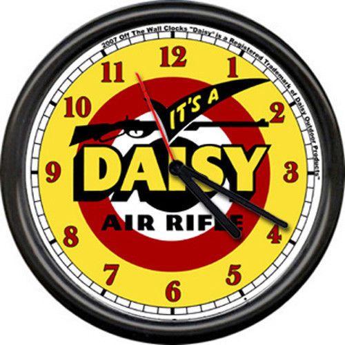 Red Daisy Logo - Daisy Red Ryder BB Gun Logo Retro Sign Licensed Wall Clock | eBay