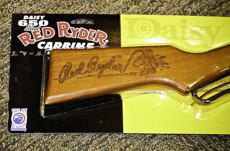 Red Ryder Logo - My Son's FIRST Daisy Red Ryder BB Gun Holiday Gift — Tiaras & Tantrums