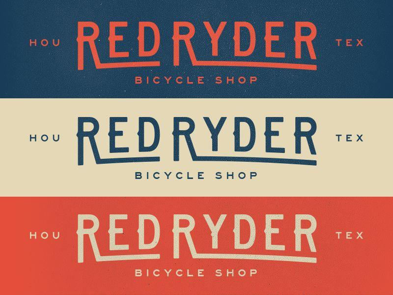 Red Ryder Logo - Red Ryder Bike Shop by Jay Higginbotham | Dribbble | Dribbble