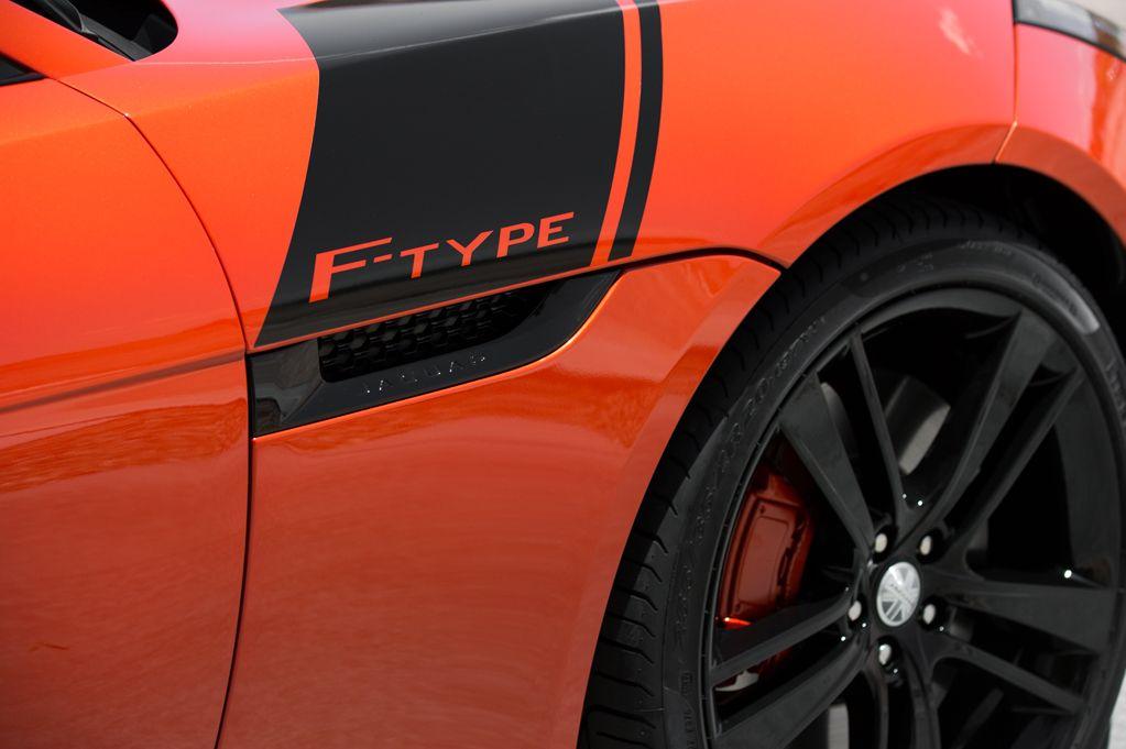 Orange and Black F Logo - Murdered Out Orange & Black F-Type - Jaguar Forums - Jaguar ...