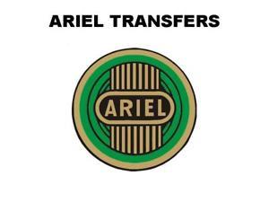 Green Black and Gold Logo - Ariel Tank Transfers Decals Motorcycle Green Black Gold D50951