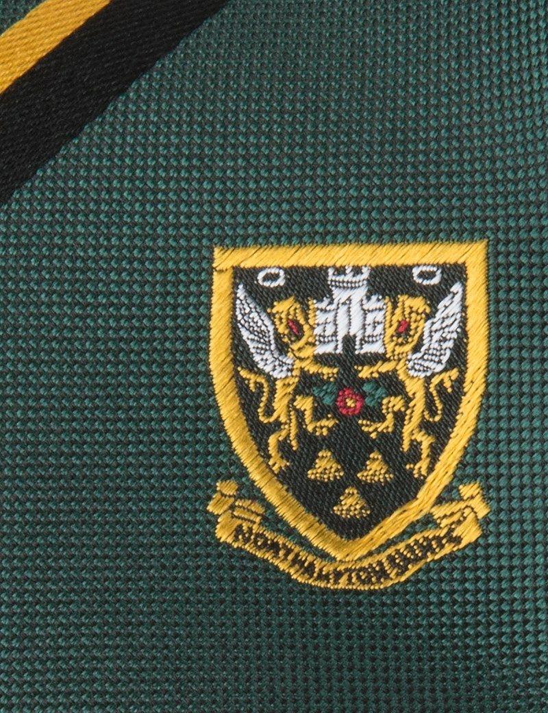 Green Black and Gold Logo - Men's Green, Black & Gold Northampton Saints Club Stripe Tie 100 ...