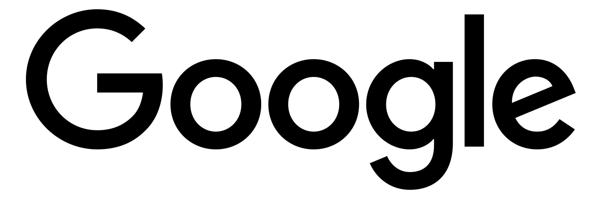 Black Google Logo - google-logo-black-transparent - Enrica Chicchio
