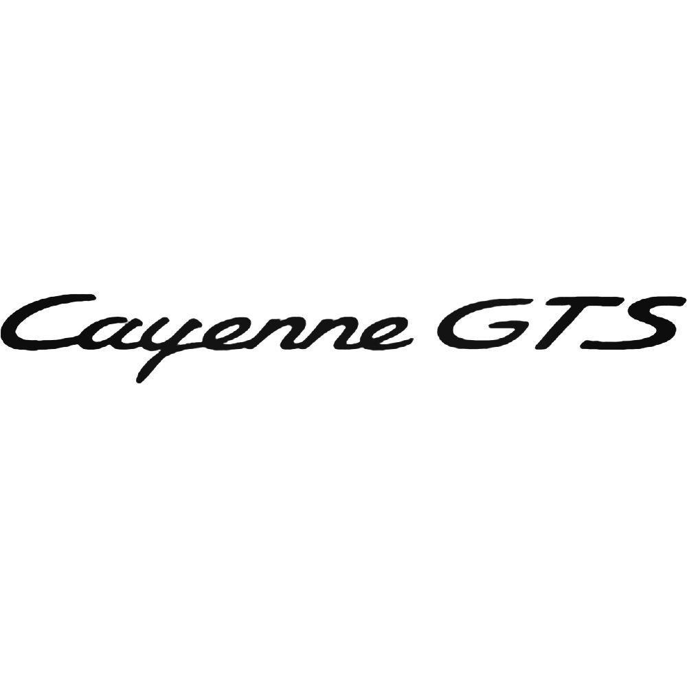 Cayenne S Logo - Porsche Cayenne Gts Decal Sticker
