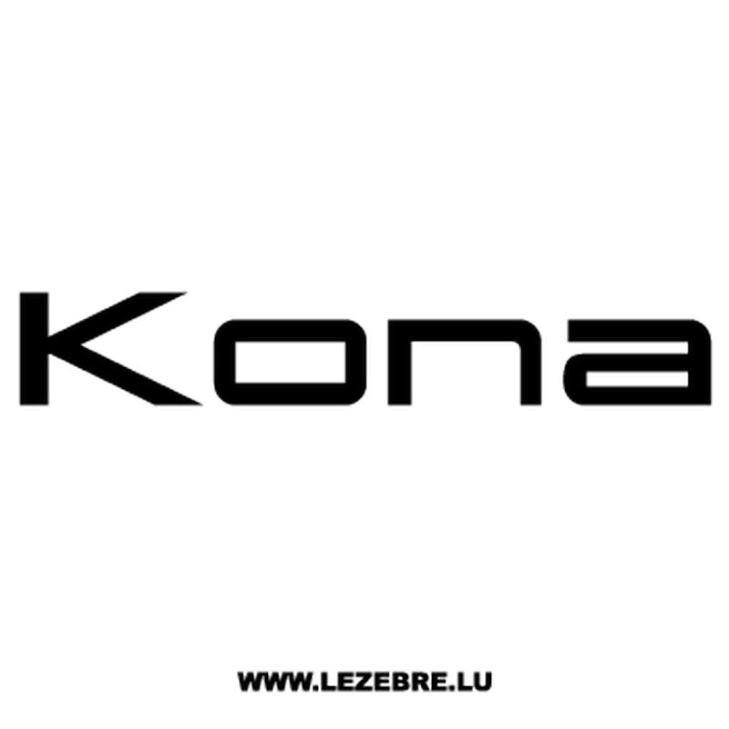 Kona Logo - Kona Logo Decal 6