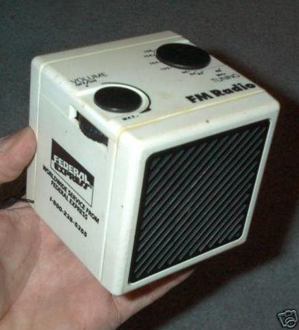 1970s Federal Express Logo - Vintage 1970's?? FEDERAL EXPRESS Transistor Radio