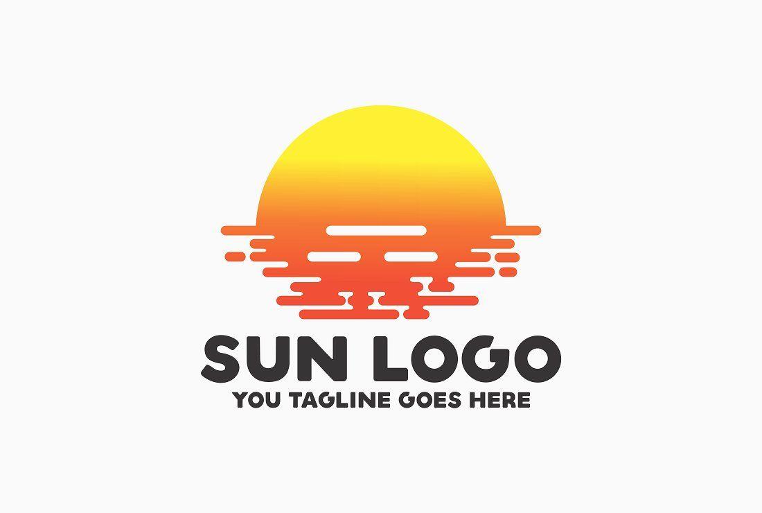 Sun Logo - Sun Logo Logo Templates Creative Market