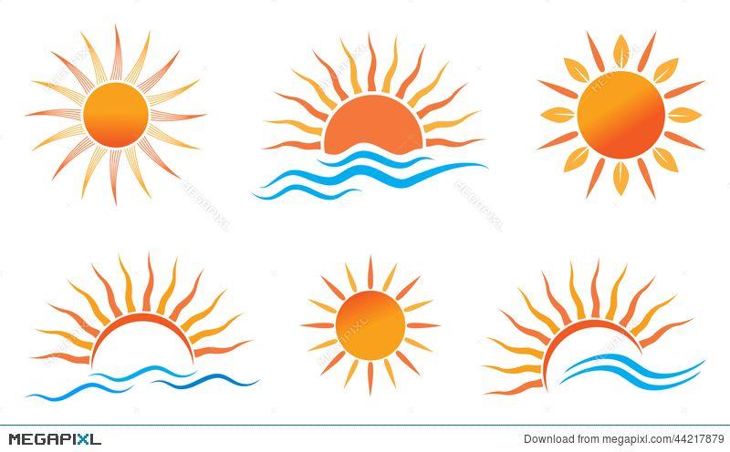 Sun Logo - Sun Logo Illustration 44217879 - Megapixl