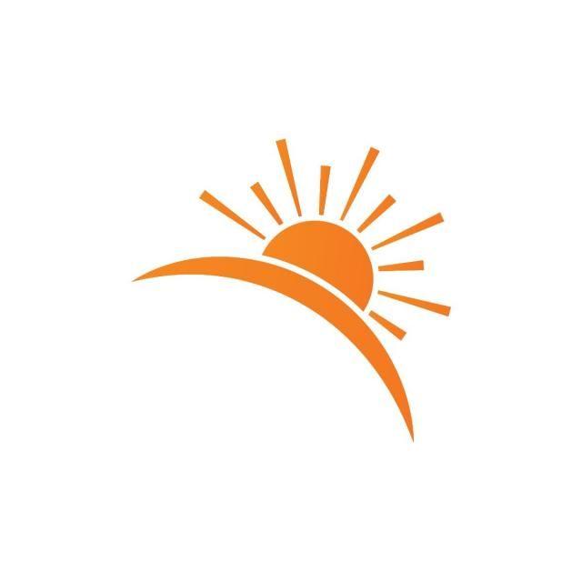Sun Logo - Sun logo icon graphic template Template for Free Download on Pngtree