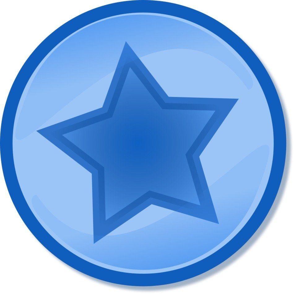Waves and Stars Blue Circle Logo - Blue Circle Logos With Stars And Waves free image