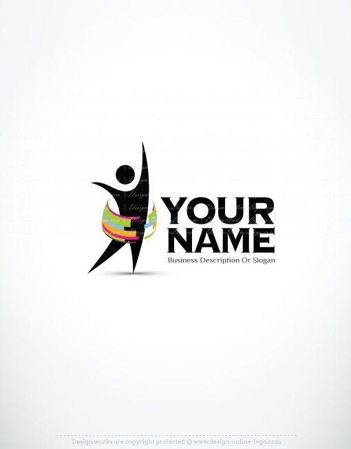 Human Logo - Exclusive Design Abstract Human logos FREE Business Card