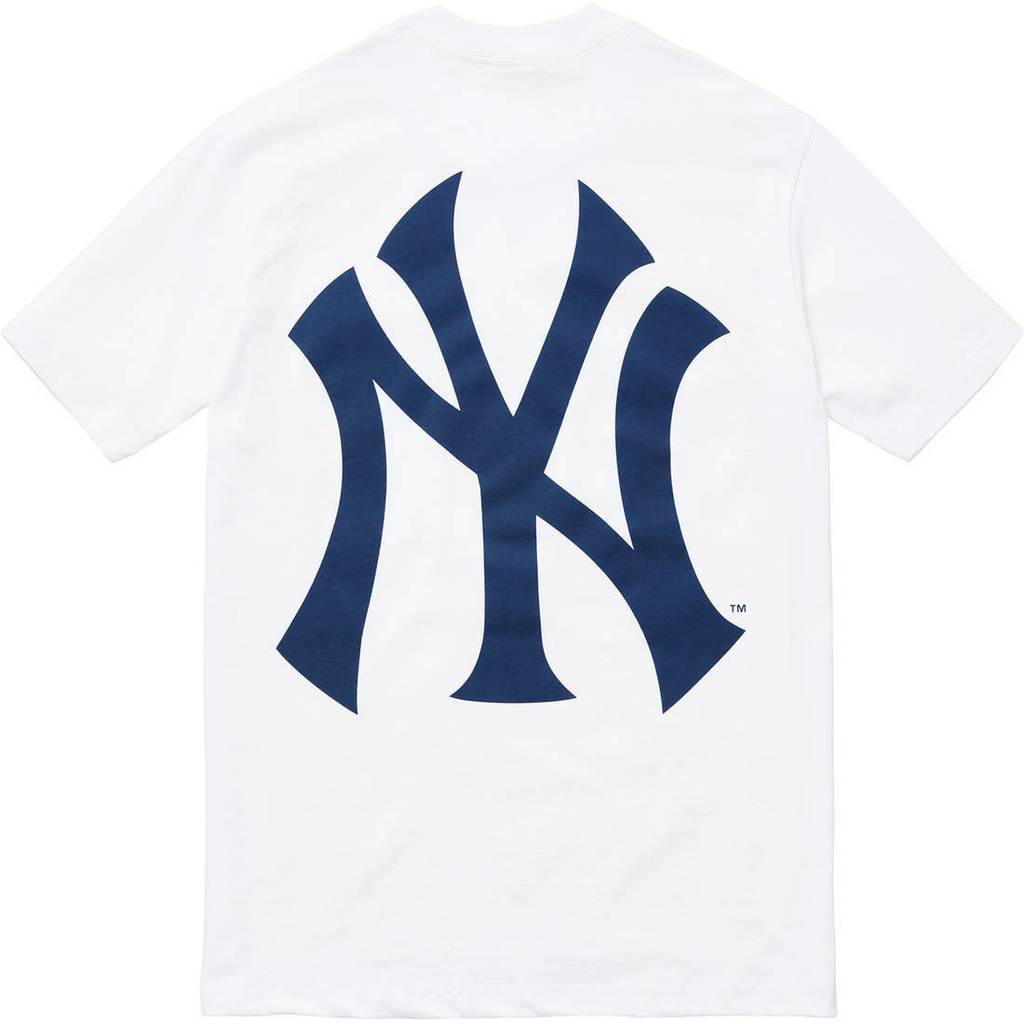 Supreme New York Logo - Supreme New York Yankees Box Logo Tee White – Urban Necessities