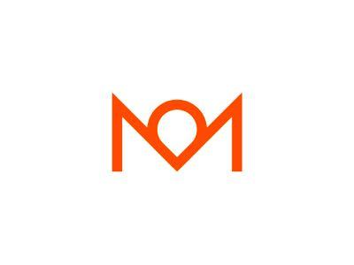 Pointer Logo - M, pointer, crown, letter mark / logo design symbol by Alex Tass ...