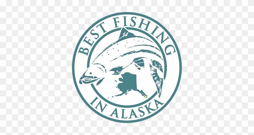Round Company Logo - Best Fishing In Alaska Company Logo Round - Alaska Usa State Flag ...