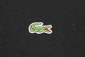 Black Alligator Logo - Izod LaCoste 5 black polo shirt alligator logo vintage! | eBay