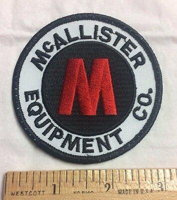 Round Company Logo - MCALLISTER EQUIPMENT COMPANY Logo Round Embroidered Patch - $9.99 ...