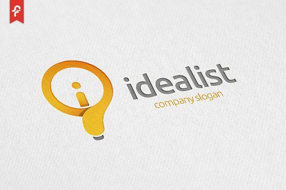 Idealist Logo - Idealist Logo Logo Templates Creative Market