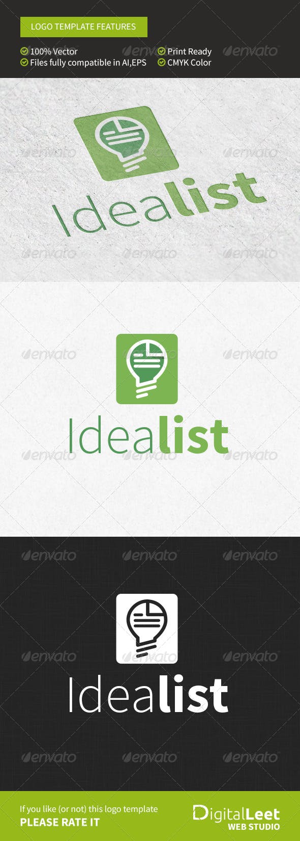 Idealist Logo - Idealist Logo Template by eaven | GraphicRiver