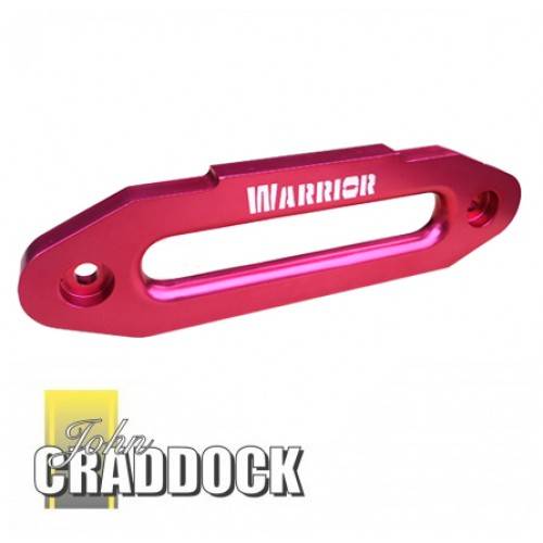 Red and Silver Logo - AL10000RED Winch Fairlead For 10 Inch Drum Red Silver Logo