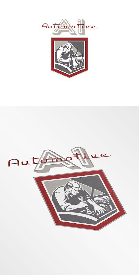 Automotive Mechanic Logo - Automotive Mechanic Logo Logo Templates Creative Market