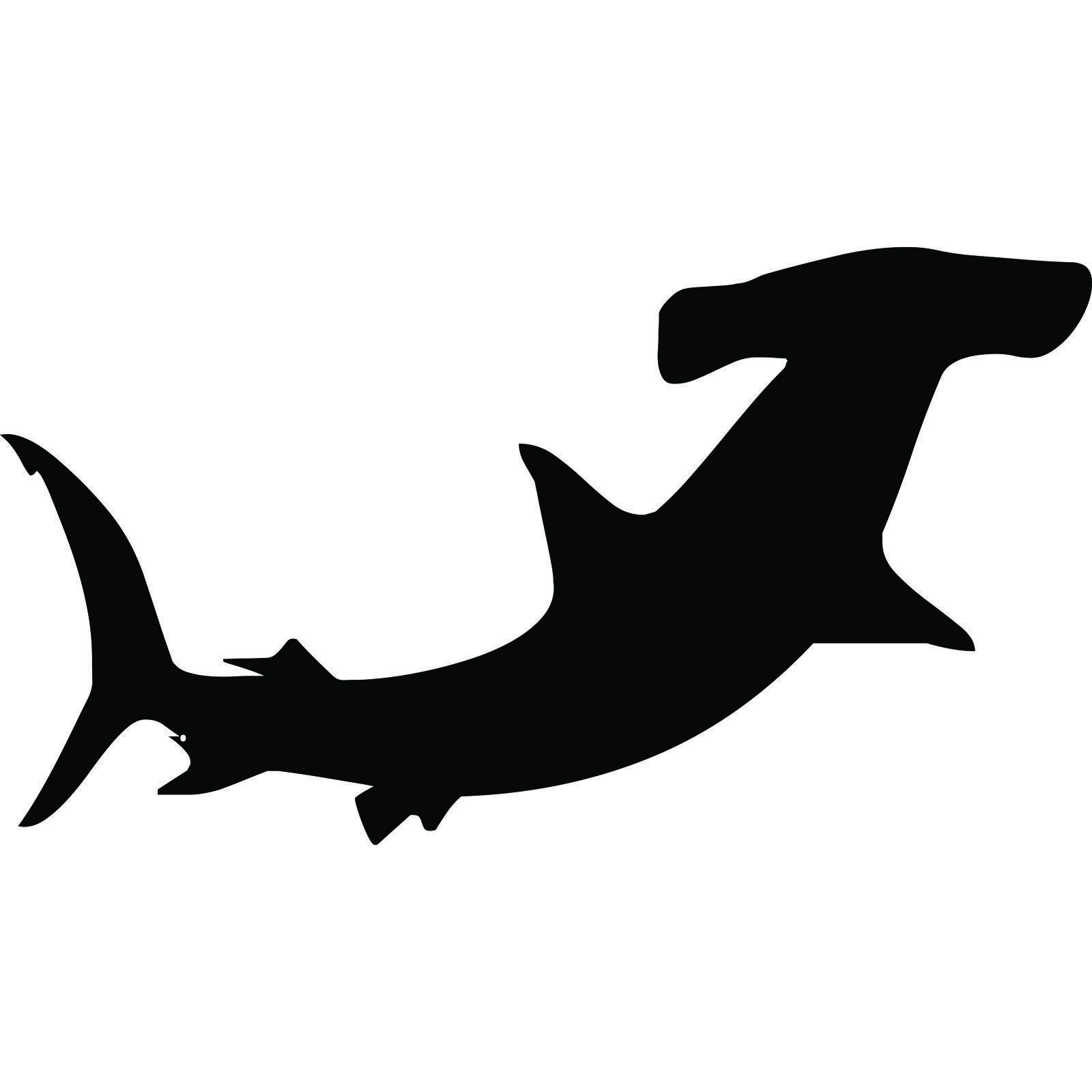 Shark Outline Logo - image For > Hammerhead Shark Outline. I want this!!