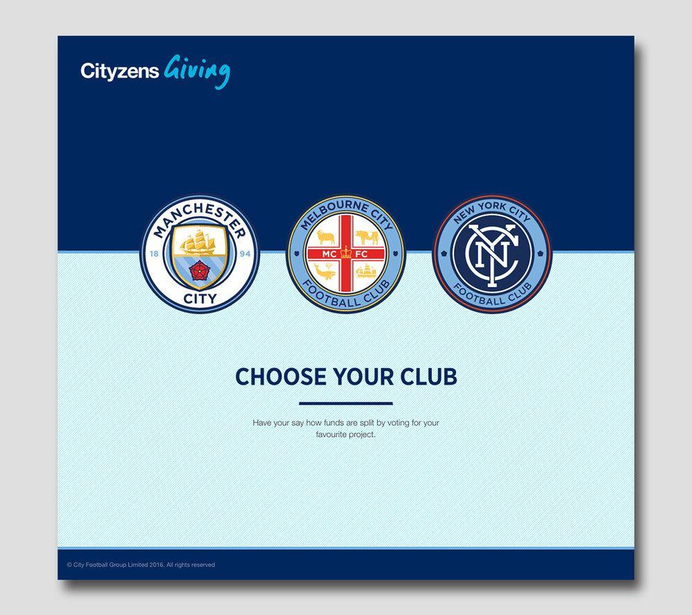 Boomerang Football Logo - A new charity website for Manchester City Football Club