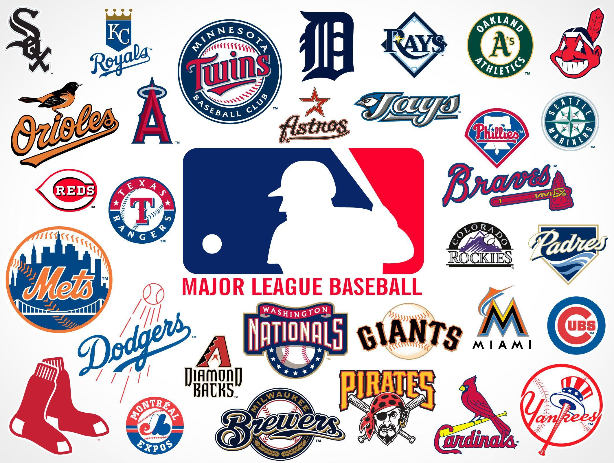 MLB Team Logo - Major League Baseball Team Logos • Market Your PSD Mockups for logos