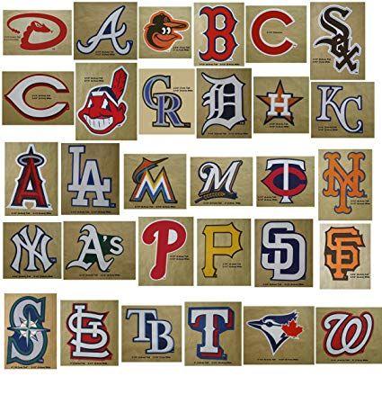 Baseball Team Logo - Amazon.com: 30 MLB Stickers Complete Set. All 30 Baseball Teams ...