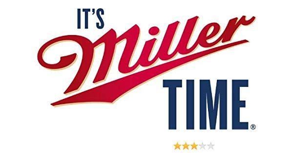 Miller Logo - It's Miller Time Beer Bumper Sticker 5 x 4: Automotive