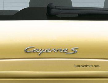Cayenne S Logo - Suncoast Porsche Parts & Accessories Emblem - 