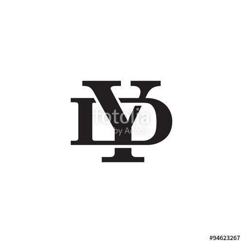 Black Letter B and Y Logo - Letter D and Y monogram logo