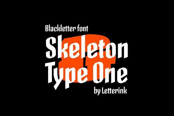 Black Letter B and Y Logo - Blackletter Fonts ~ Creative Market