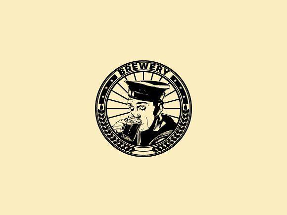 Brewery Logo - Vintage brewery logo template ~ Logo Templates ~ Creative Market