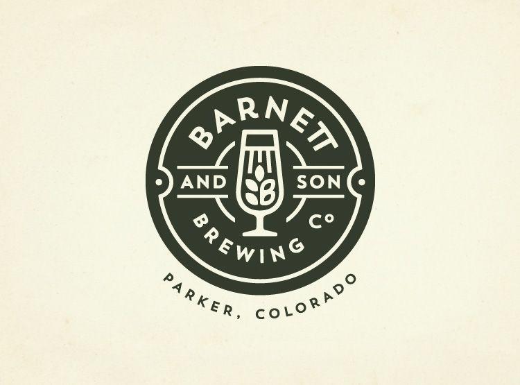 Brewery Logo - Barnett and Son Brewing Co. logo. Parker, Colorado. Design: Jared