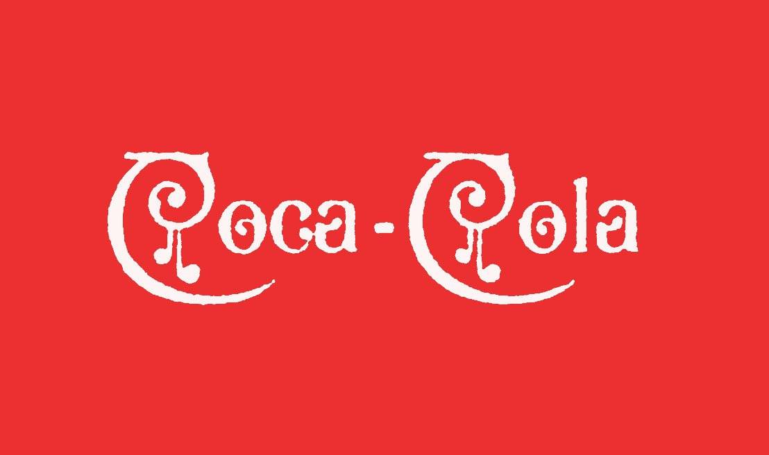 1890s Logo - Genuinely Historic Vintage Coca-Cola Logo from 1890