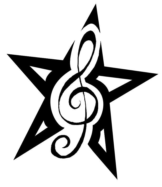 Musical Star Logo - Music star Logos