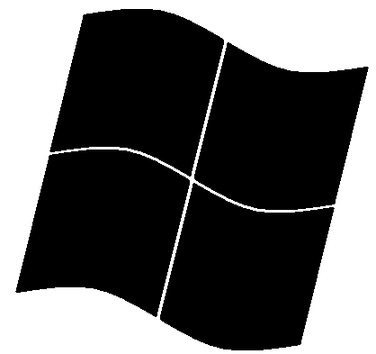 Black and White Windows Logo - Windows Logo White Png Clipart Image