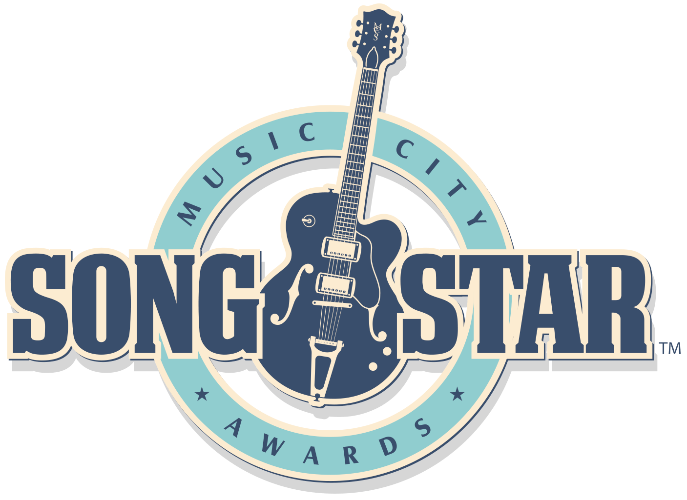 Musical Star Logo - Songwriting Contest for Songwriters Worldwide. Music City SongStar