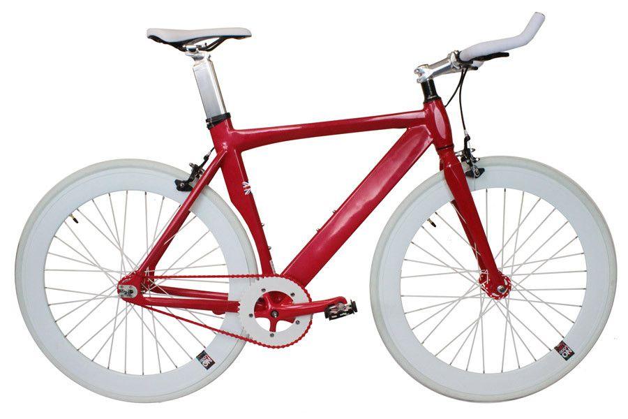 Red No Logo - Santafixie. Buy the NoLogo X-Type White Red Single Speed Bicycle.