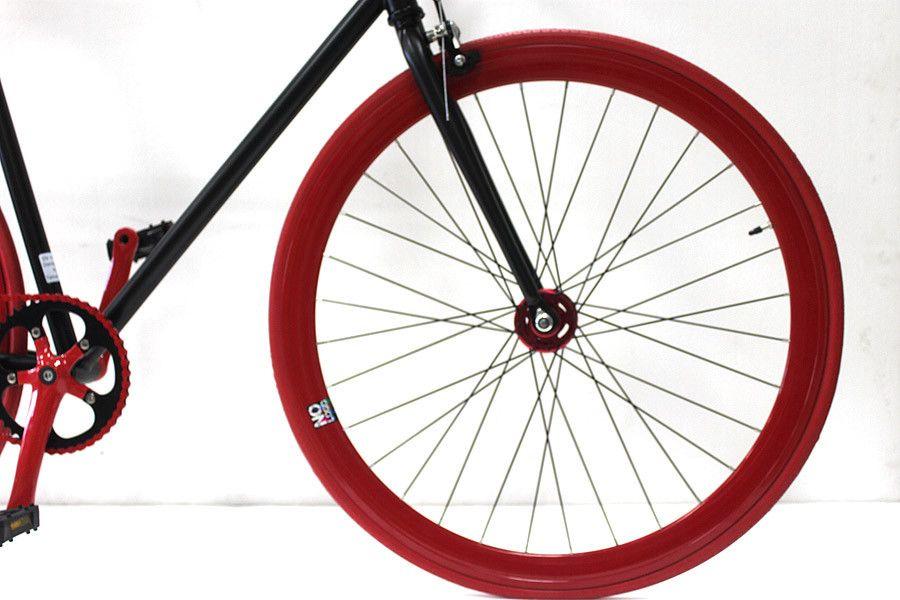 Red No Logo - Santafixie. Buy the NoLogo Black Red Single Speed Bicycle.