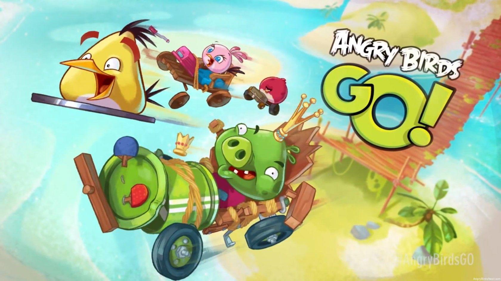 Angry Birds Go Logo - Angry Birds Go Official Gameplay Trailer and Release Date ...