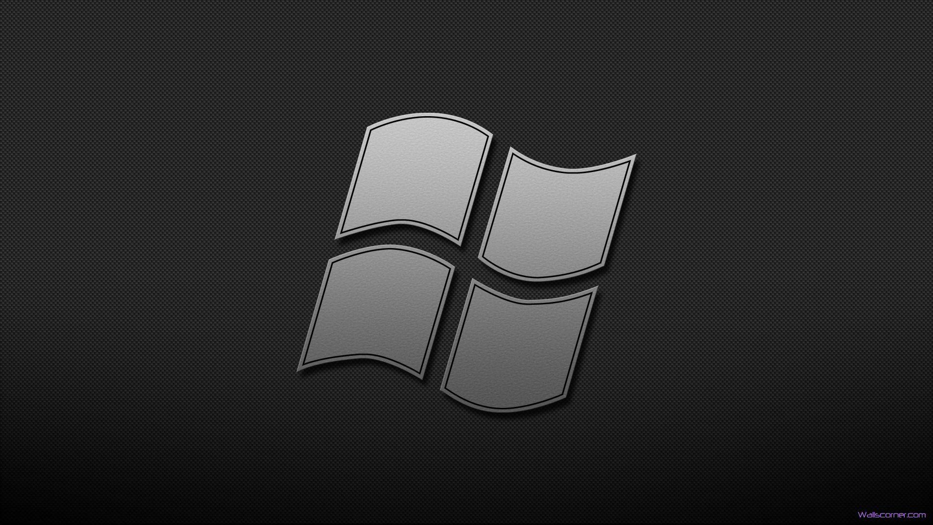 Black and White Windows Logo - Windows Logo Wallpaper